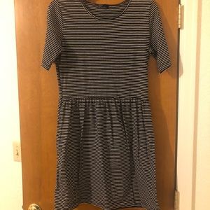Navy stripped dress